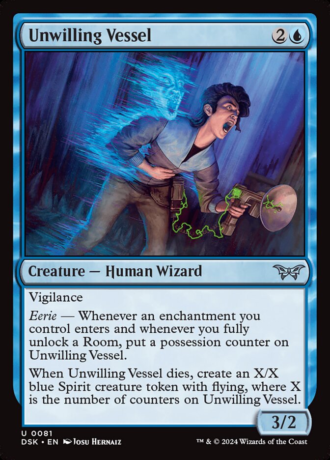 Unwilling Vessel card front