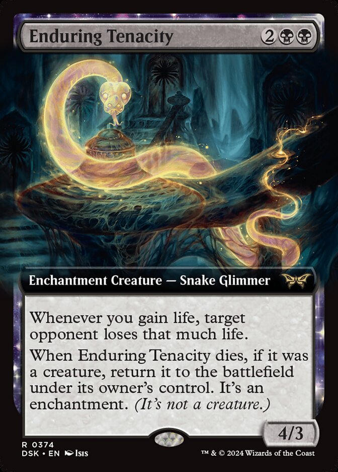 Enduring Tenacity card front