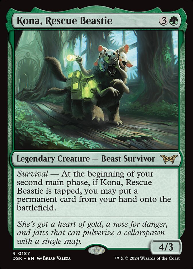 Kona, Rescue Beastie card front