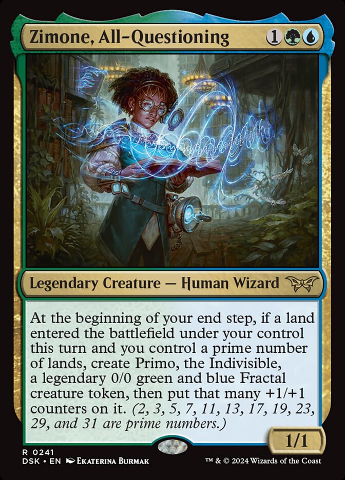Zimone, All-Questioning card front