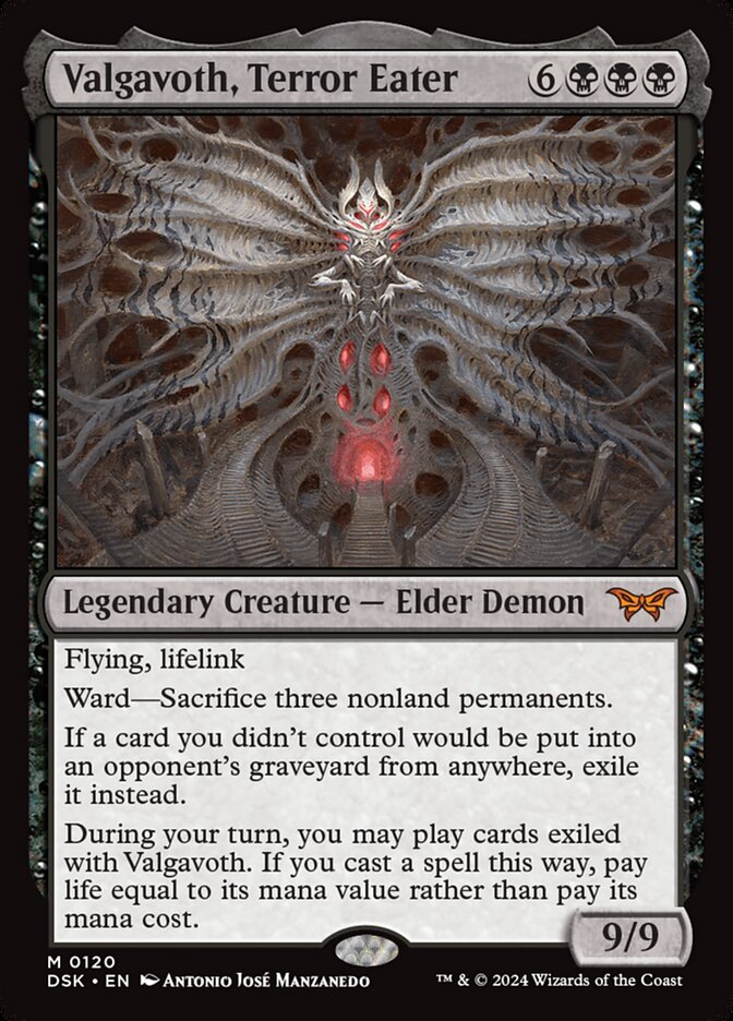 Valgavoth, Terror Eater card front