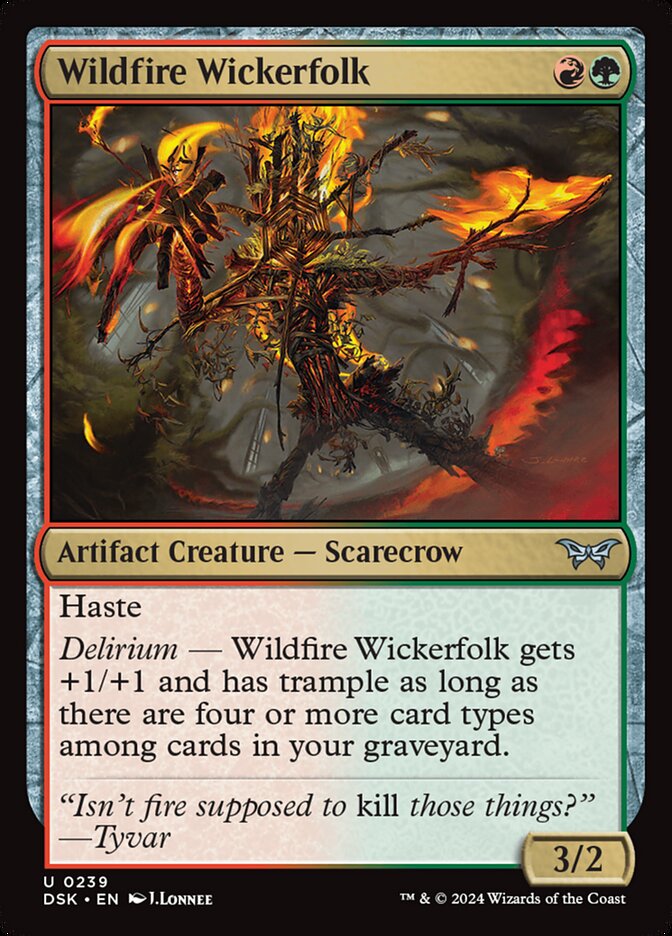Wildfire Wickerfolk card front