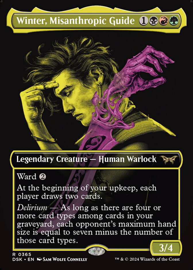 Winter, Misanthropic Guide card front