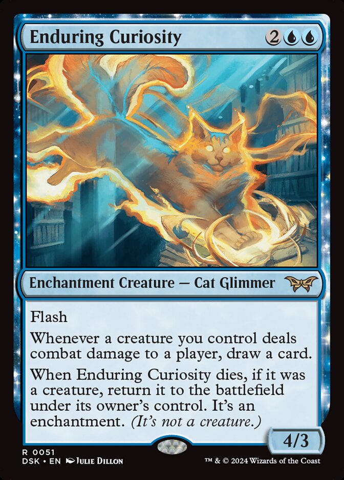 Enduring Curiosity card front