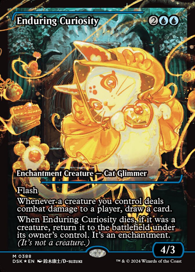 Enduring Curiosity card front
