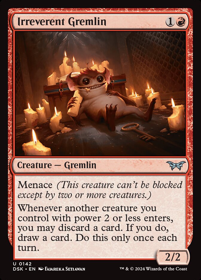 Irreverent Gremlin card front
