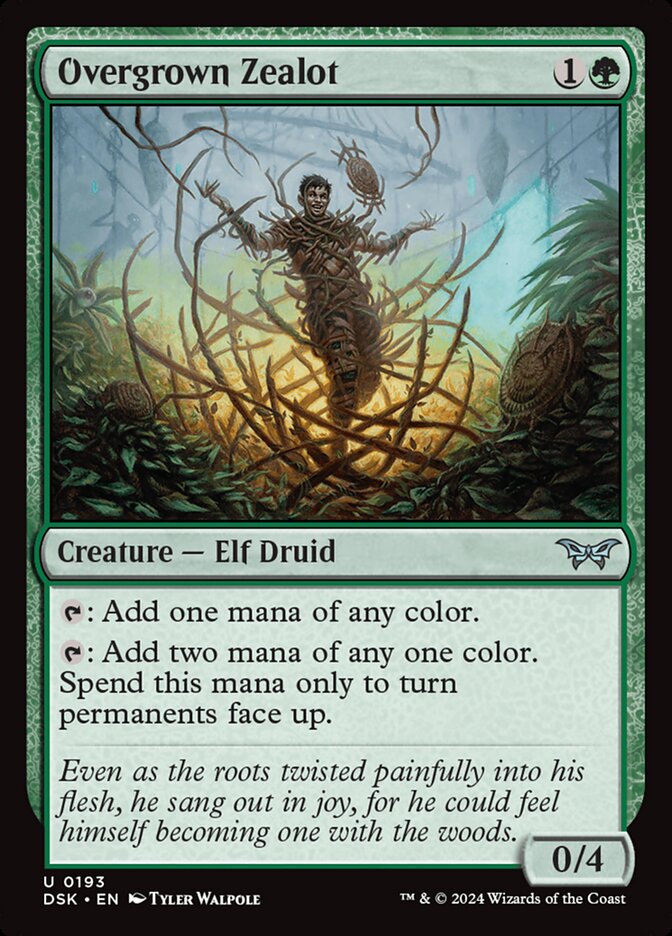 Overgrown Zealot card front