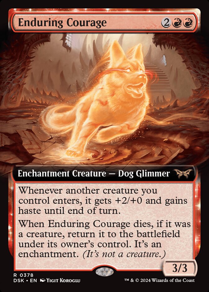 Enduring Courage card front