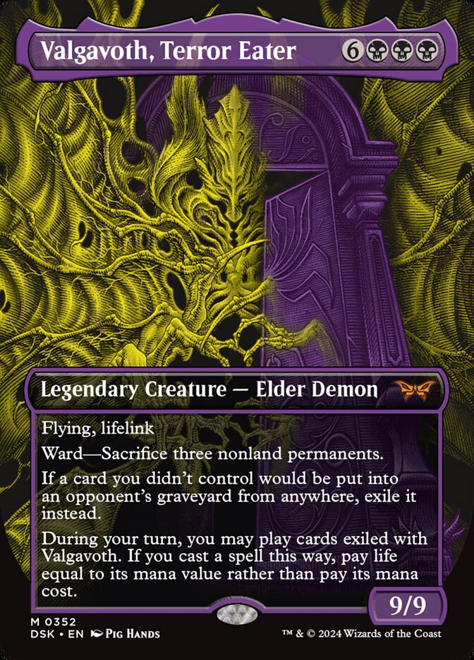 Valgavoth, Terror Eater card front