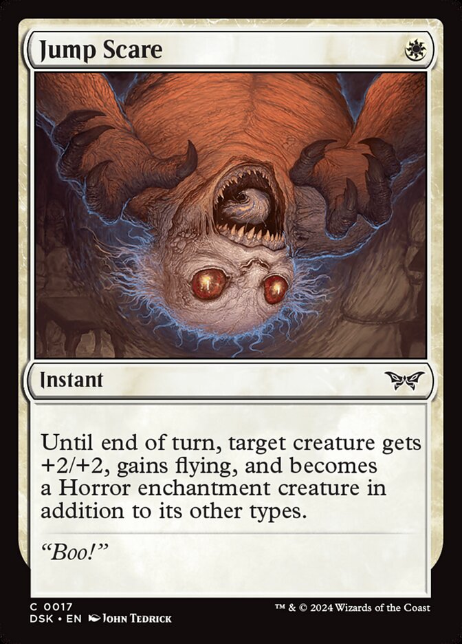 Jump Scare card front