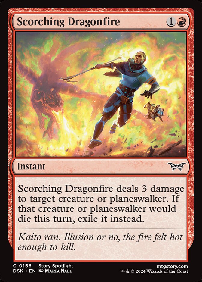 Scorching Dragonfire card front