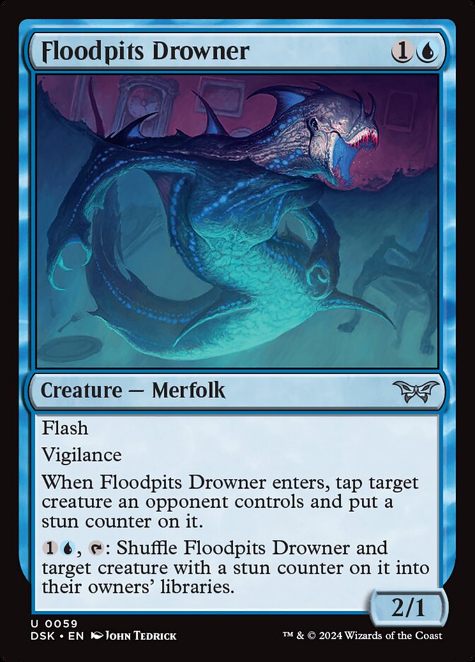 Floodpits Drowner card front