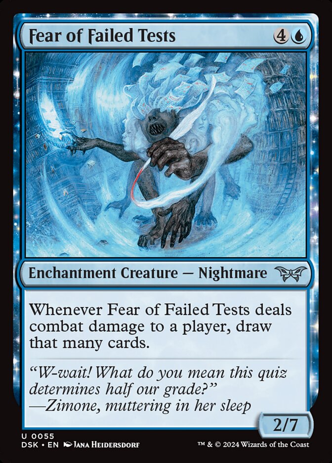 Fear of Failed Tests card front