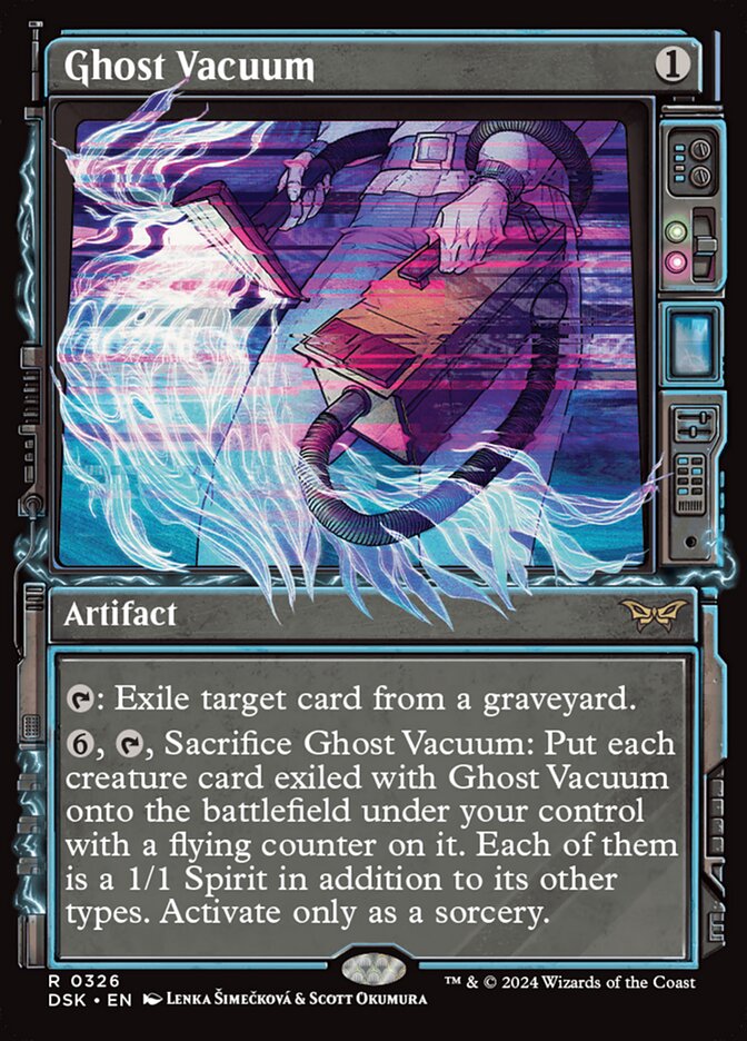 Ghost Vacuum card front