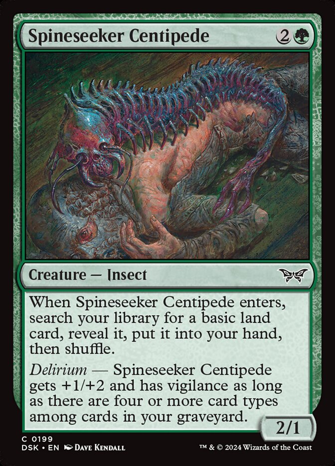 Spineseeker Centipede card front