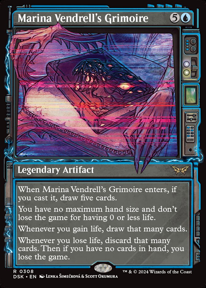 Marina Vendrell's Grimoire card front