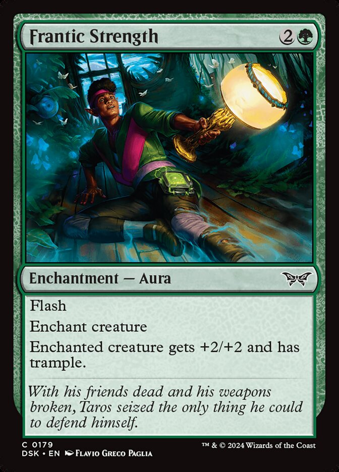 Frantic Strength card front