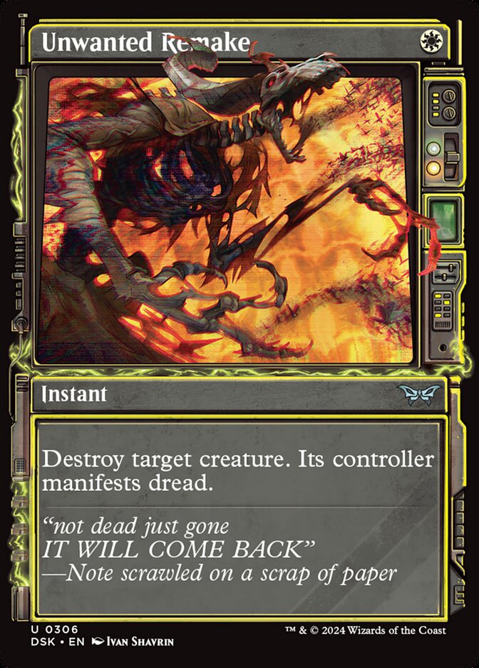 Unwanted Remake card front