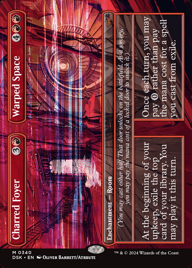 Charred Foyer card front