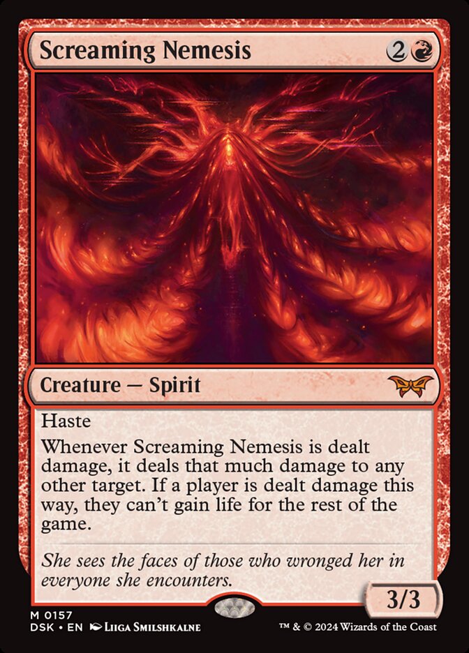 Screaming Nemesis card front