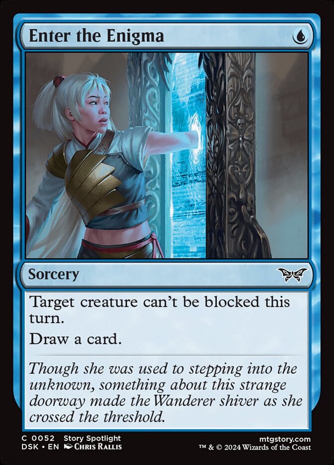 Enter the Enigma card front