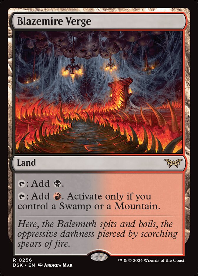 Blazemire Verge card front