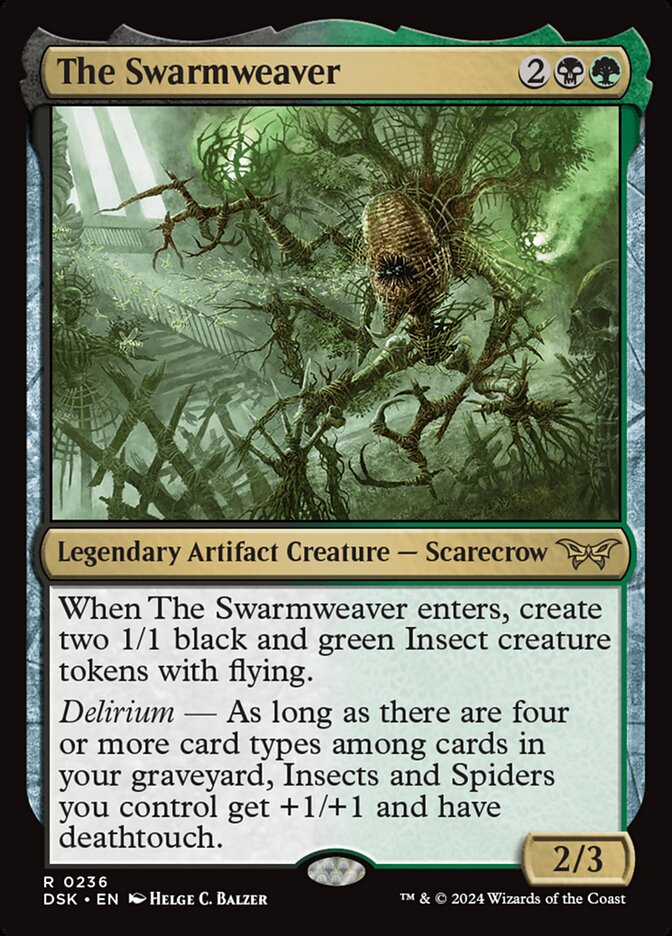 The Swarmweaver card front