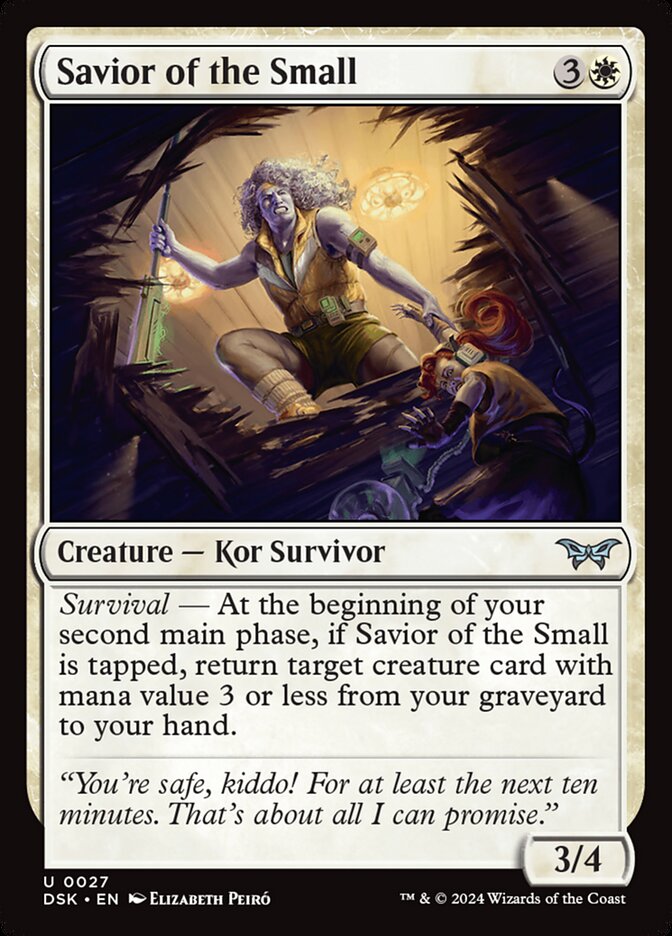 Savior of the Small card front