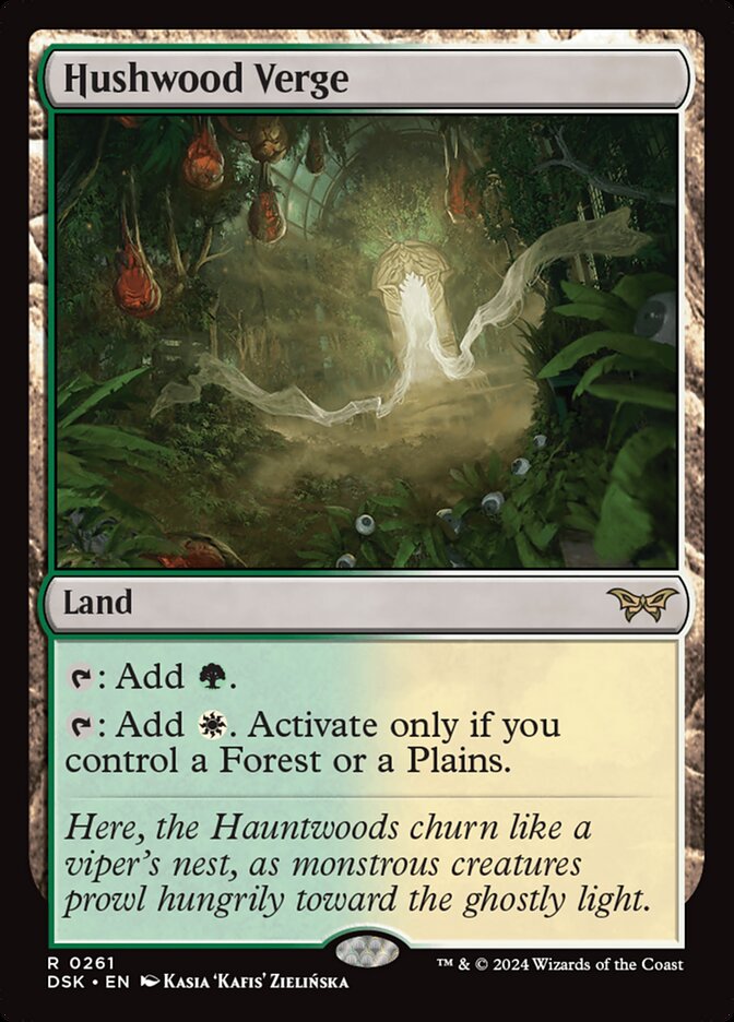 Hushwood Verge card front