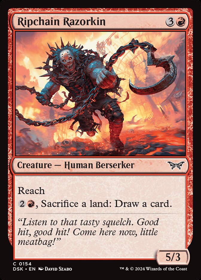 Ripchain Razorkin card front