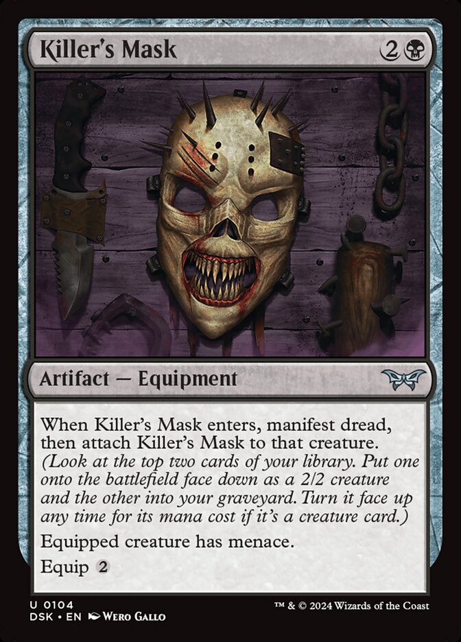 Killer's Mask card front