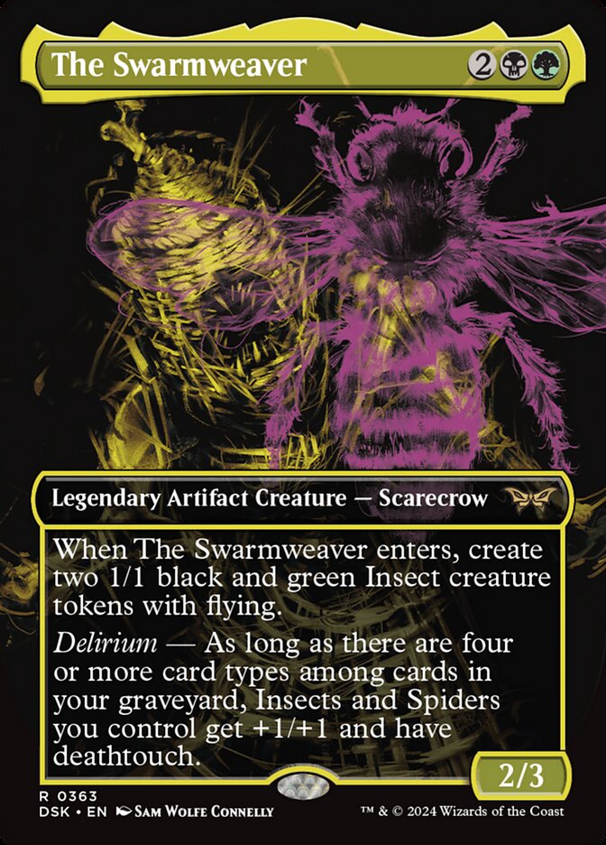 The Swarmweaver card front