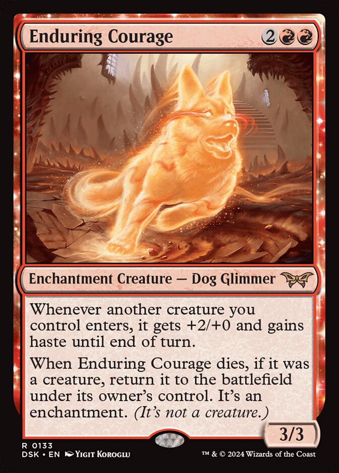 Enduring Courage card front