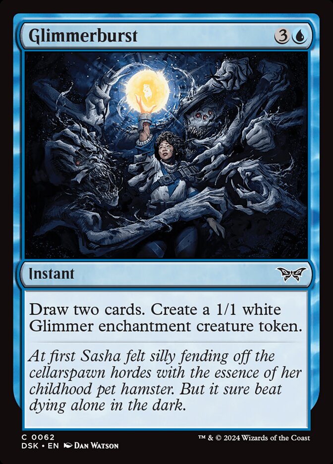 Glimmerburst card front