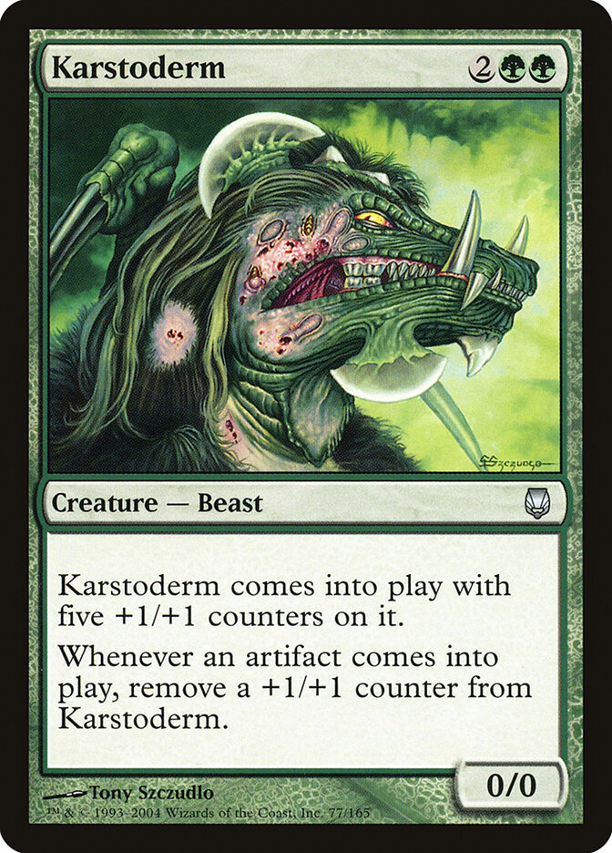 Karstoderm card front