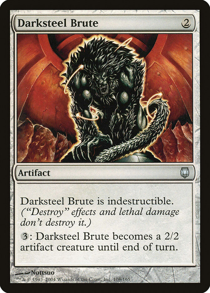 Darksteel Brute card front