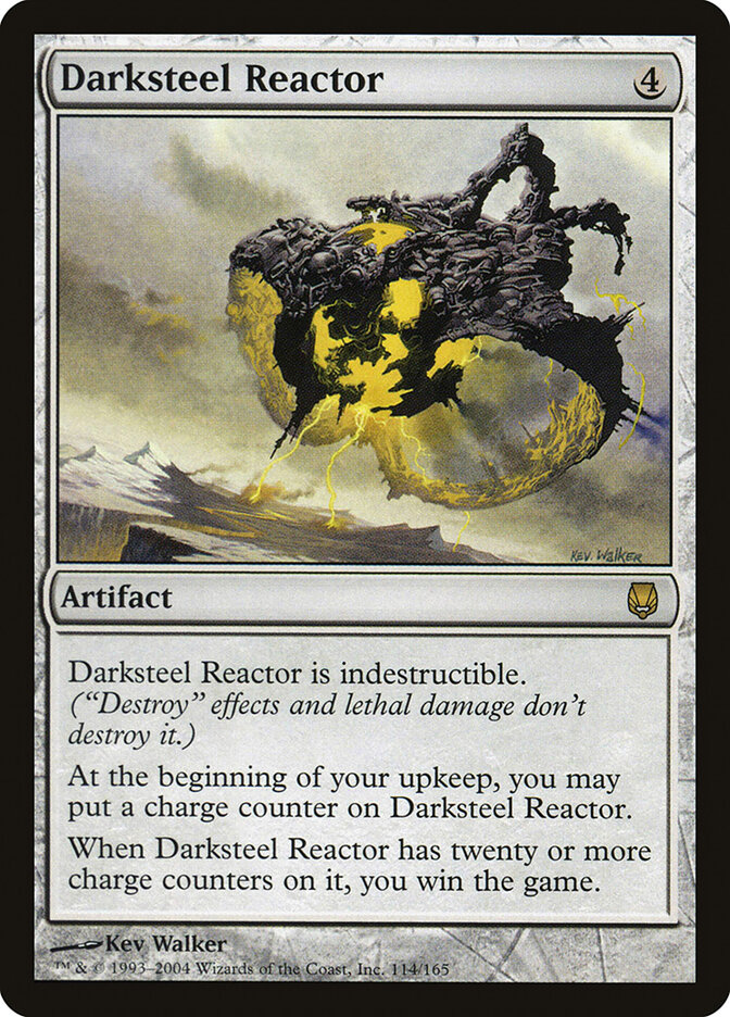 Darksteel Reactor card front