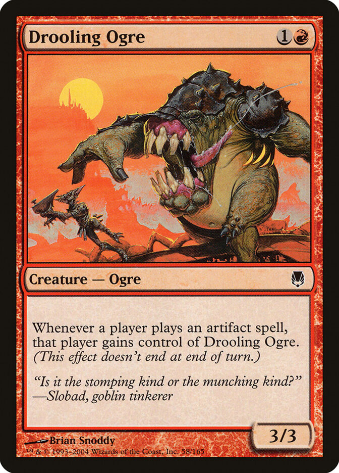 Drooling Ogre card front