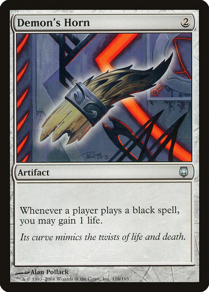 Demon's Horn card front