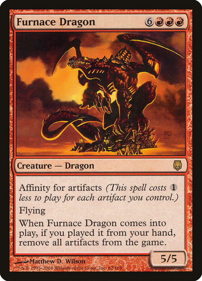 Furnace Dragon card front