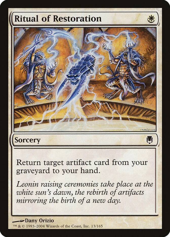 Ritual of Restoration card front