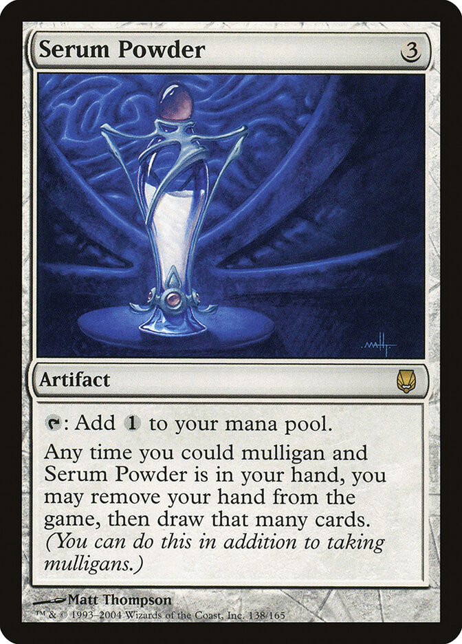 Serum Powder card front