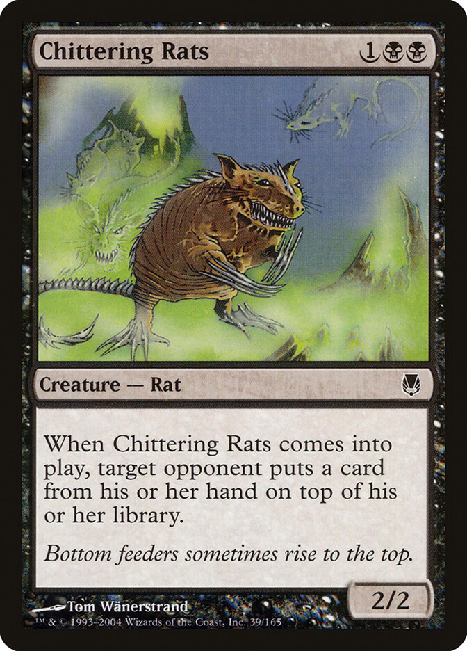 Chittering Rats card front