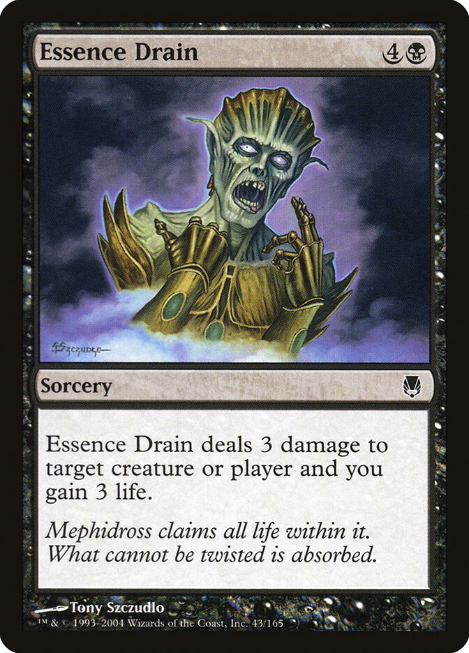 Essence Drain card front