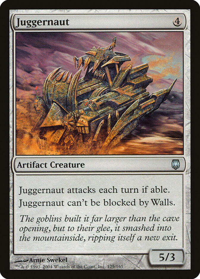 Juggernaut card front