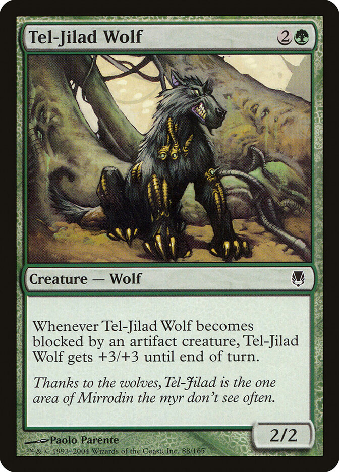 Tel-Jilad Wolf card front