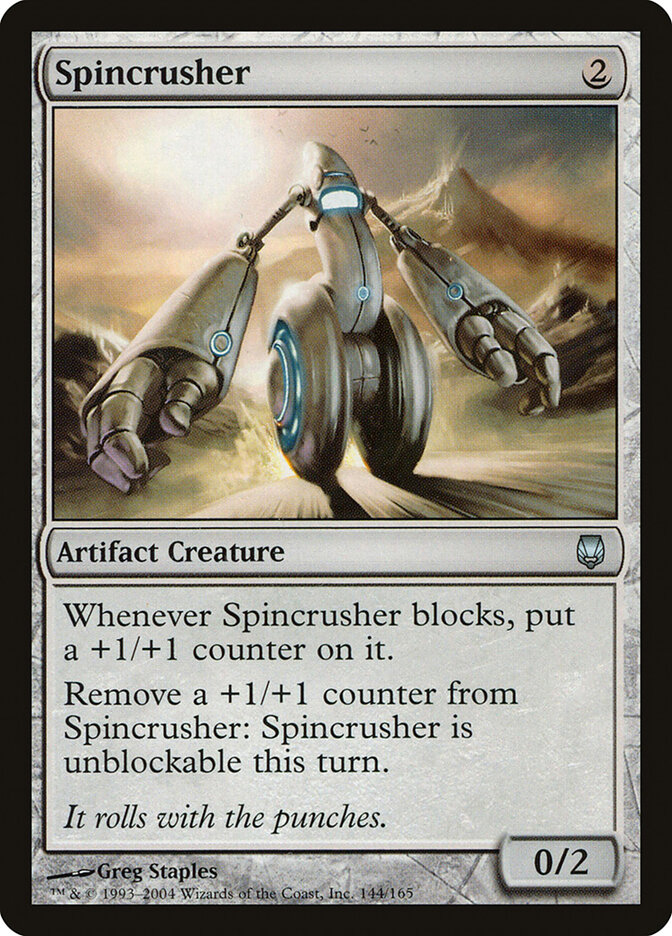 Spincrusher card front