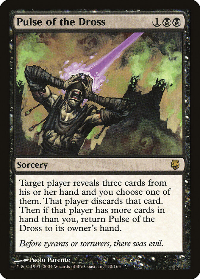 Pulse of the Dross card front