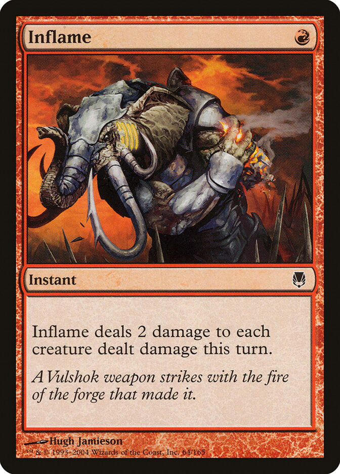 Inflame card front
