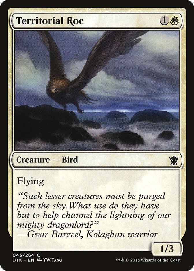 Territorial Roc card front